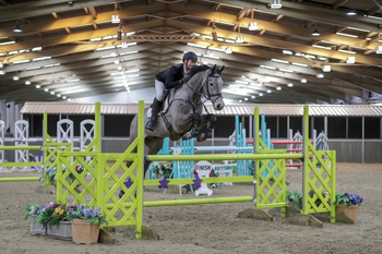 Adrian Whiteway wins the SEIB Winter Novice Qualifier at The College Equestrian Centre, Keysoe